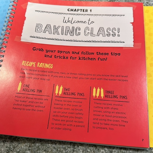 Perfect condition, never used Baking Class Cookbook for kids - Picture 5 of 7